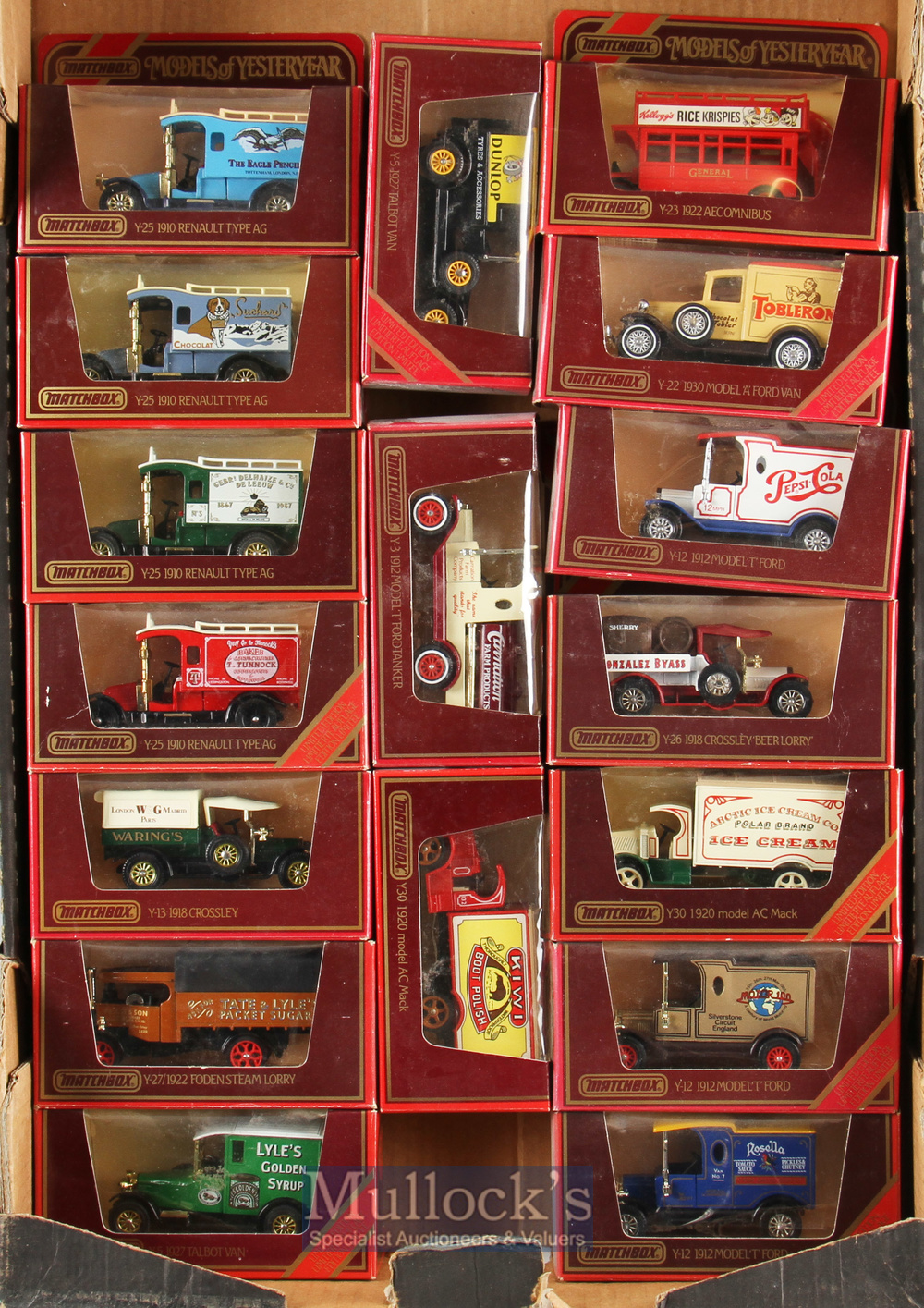 Matchbox Models of Yesteryear Diecast Toy Selection including a variety of models such as Y19 1936 - Image 2 of 3