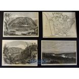 New Zealand - The War in New Zealand original woodblock prints from the Illustrated London News to