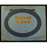 Motoring - Belsize Cars, 1914 catalogue - A fine early 24 page catalogue with full page illustration