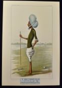 India - H.H. The Maharaja of Patiala Sir Rajinder Singh GCSI Vanity Fair colour print 1900