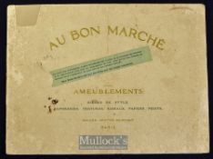 Bon Marche (Leading Store in Paris, still exists), 1914 Furniture Catalogue A most attractive 40