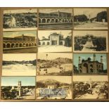 India - Collection of 12x postcards of Secunderabad India - Monuments & tombs plus more. All c1900s