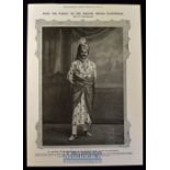 India - 1907 His Highness Prince Ranjitsinghi in his Gorgeous Robes as Jam of Nawanagar print from