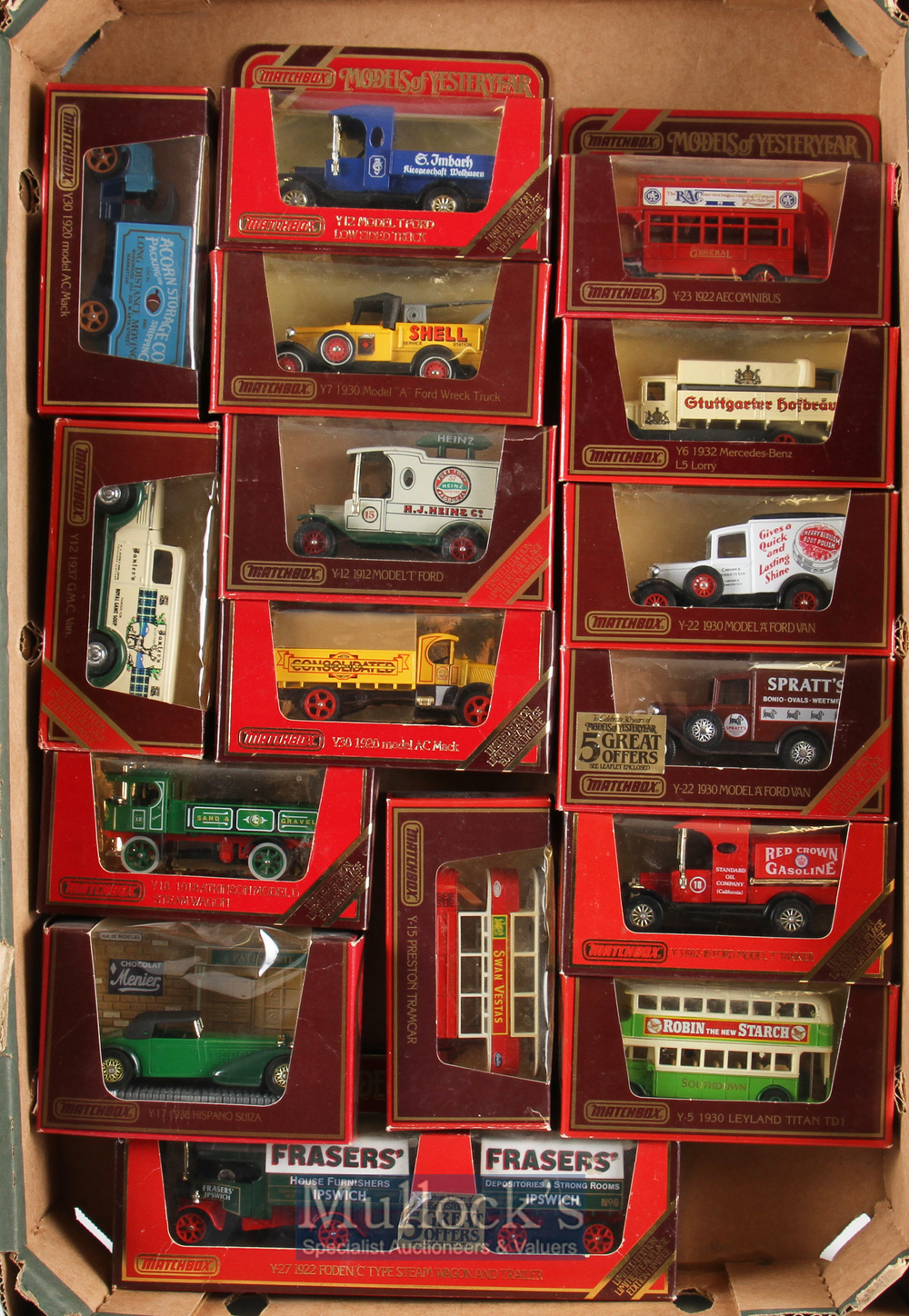 Matchbox Models of Yesteryear Diecast Toy Selection including a variety of models such as Y19 1936 - Image 3 of 3