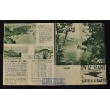 Visit Switzerland By Imperial Airways 1933 Publication With two photographs of their aircraft and