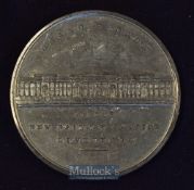 Opening of The Grand Junction Railway. 4th July 1837 Medallion Obverse; Dutton Viaduct over the