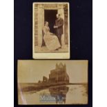 Whitby Abbey - Original Photograph by Frank Sutcliffe, Circa 1880s Cabinet Photograph Fine