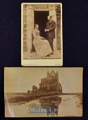 Whitby Abbey - Original Photograph by Frank Sutcliffe, Circa 1880s Cabinet Photograph Fine