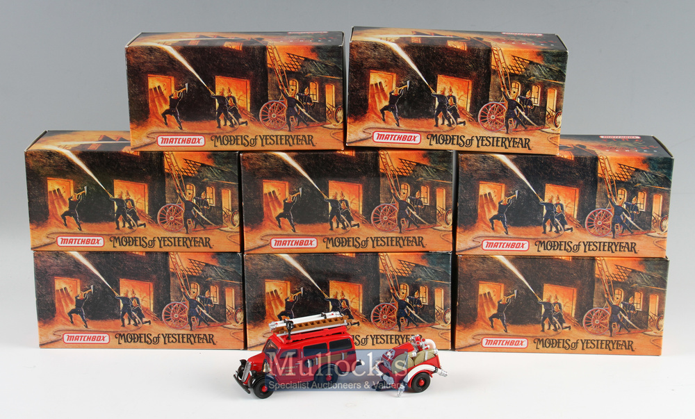 Matchbox Diecast Models of Yesteryear Fire Engine Series Diecast Models including YFE06 1932 Ford AA