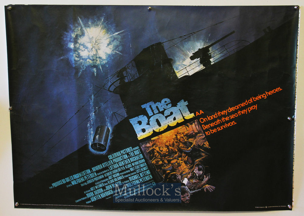 Original Movie/Film Poster Selection includes Absence of Malice, War Games, Blow Out, and The Boat - Image 3 of 4