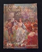 1912 Latin-British Exhibition Programme Great White City, London, official souvenir, illustrated,