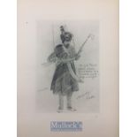 India & Punjab – Antique Print of Sikh Warrior of Jind State a vintage print titled One of the Jhind