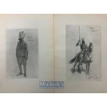 India & Punjab – Antique Print of Nabha Horseman & Punjabi Police Two vintage prints - one of a