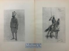 India & Punjab – Antique Print of Nabha Horseman & Punjabi Police Two vintage prints - one of a