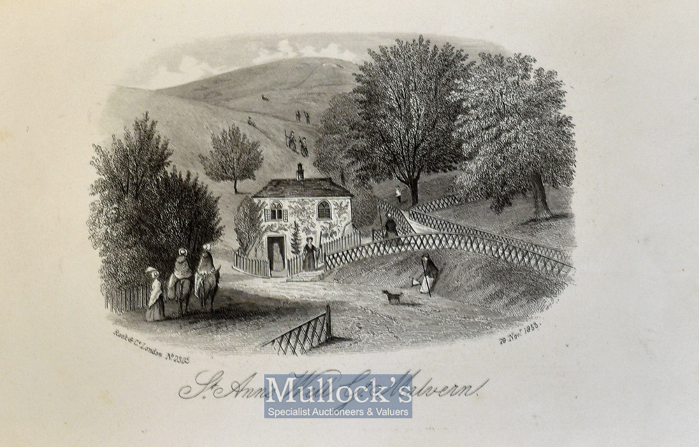 Views of Malvern 1854 Souvenir - A Souvenir publication of 12 engraved views of places of - Image 2 of 3