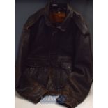 Collectable ‘Touch’ Gents Flying Jacket with nice ‘Africa Corp 1893’ branding, chocolate brown