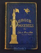 Dublin Doggerels by Edwin Hamilton Book 2nd Ed 1888^ dedication copy in leather binding with gilt