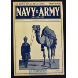 India - A Sikh Warrior and His Camel - Front Cover of Army & Navy Illustrated Magazine Dec 1914