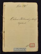 1901 Emilio Bacardi-signed string-bound manuscript entitled "Vigilante" from the time of the U.S.