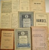 Quantity of Early Sheet Music consisting of an assorted selection such as Le Cygne^ Chandon