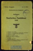 Germany - WWII - 1944 Facilities for Nautical radio Service – [Anlagen zum Nautishcen Funkdienst]^