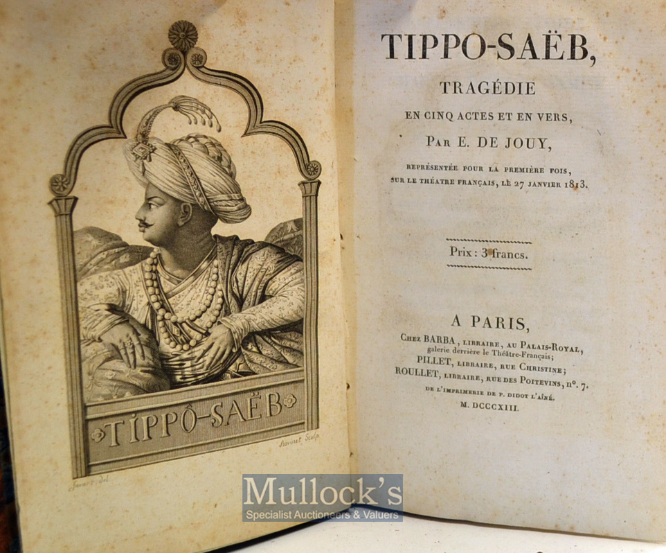 Tippo-Saeb Book – Tragedie en cinq actes et en vers - Par E. De Jouy^ representee pour la premiere - Image 2 of 3