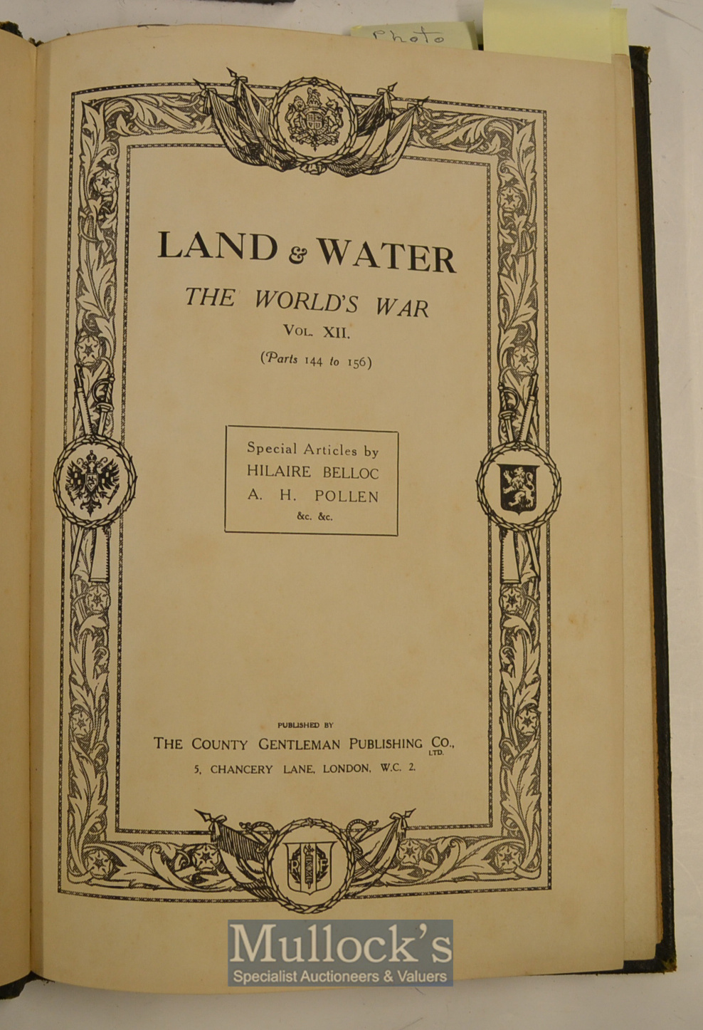 WWI Political Cartoons by Louis Raemaekers in ‘Land and Water War Series’ Vol XII 17 May 17 to 9 Aug - Image 2 of 4