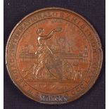 International Exhibition Sydney Medal to J.B White Bros Cement 1st Award 1879 - Obverse; Figure of