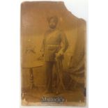 India & Punjab – Sikh Officer of Jind State Cabinet Card A fine original antique very large