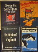 Selection of German Publications including Marching Songs^ German Infantry^ Homecare^ Spanish