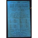 1860 Poster Advertising Charity Concert At The “Royal Surrey Gardens” For Widows And Orphans Of