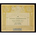 Royal Musical Festival at Westminster Abbey July 1st 1834 One Guinea Ticket - An impressive two