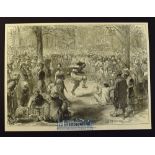 India & Punjab - Seepee Fair^ Near Simla in the Himalayas original engraving from a sketch by