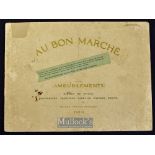 Bon Marche (Leading Store in Paris^ still exists)^ 1914 Furniture Catalogue A most attractive 40