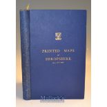 Shropshire Maps – ‘A Descriptive List of the Printed Maps of Shropshire 1577-1900’ by Geoffrey