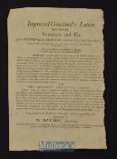 Humbert & Co Advert – an Article entitled ‘A Valuable Discovery of the first importance to Sea