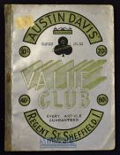 Austin Davis House Hold Goods & Fashion Catalogue^ Regent Road^ Sheffield^ Circa 1933 A large 212