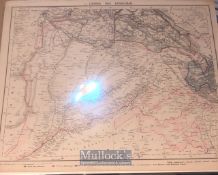 Lander des Pendschab - Land of Punjab map - Rare original post Anglo Sikh wars map showing Maharajas