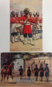 India & Punjab – 45th Rattary’s Sikhs Postcard original vintage postcard of Sikhs Officers of the