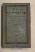 Railways - A Practical Treatise On Rail-Roads And Carriages by Thomas Tredgold. 1826 Book First