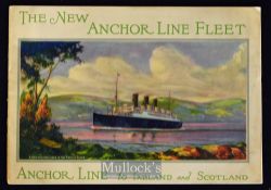 The New Anchor Line Fleet 1920s Publication - An impressive 24 page publication for 20 full page