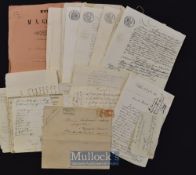 France – Selection of Early Hand Written Letters various content^ some with Timbre Royal Stamps^