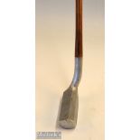 Interesting Mills AKB Model rectangular off- set alloy putter – with raised crown line^ and 2x