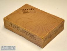 Early Martins - Birmingham Ltd “Zome Golf Ball” box c1930 – with details to the lid and 3x side