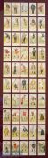 Set of re-issued Cope’s Golfing cigarette cards – all mounted framed and glazed – overall