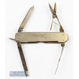 J Bernard & Son Ltd multi tool angling knife with knife^ scissors^ spike^ disgorger^ file and hook