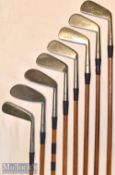 Scarce Set of Hardy Bros Alnwick Palakona/Spirokona Shafted Golf Irons and Putter (8) – Jack White