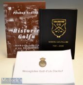 3x interesting Nordic^ European and Eastern European golf club histories - all signed – “Isaberg