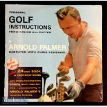 Arnold Palmer “Personal Golf Instructions from Driver thru Putter” double LP album c/w 24p