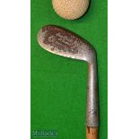 Scarce and interesting Spence and Gourlay St Andrews Mashie Niblick Sunday golf walking stick